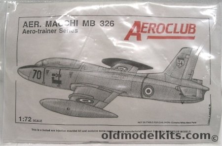 Aeroclub 1/72 Aermacchi MB-326 - Italian Air Force - Bagged plastic model kit
